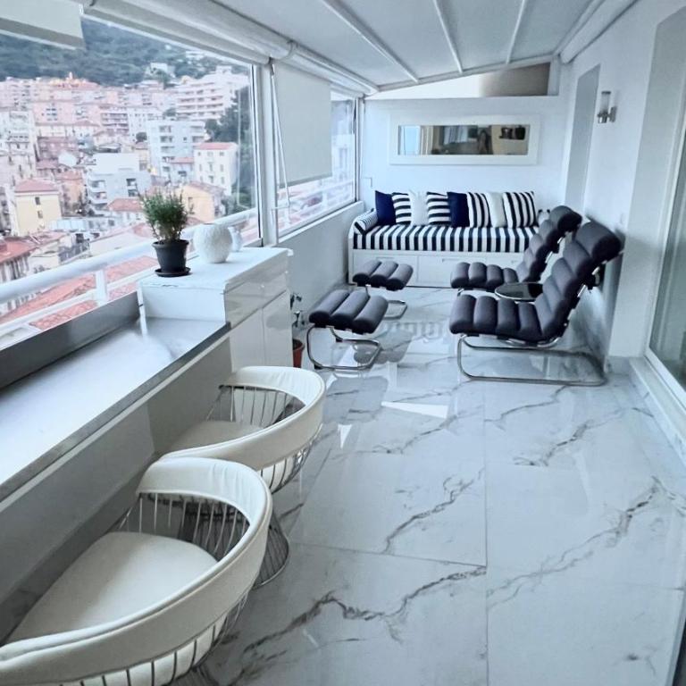 Sea View Penthouse, Monaco Border, Private Parking - Appartement 2 Chambres - 13