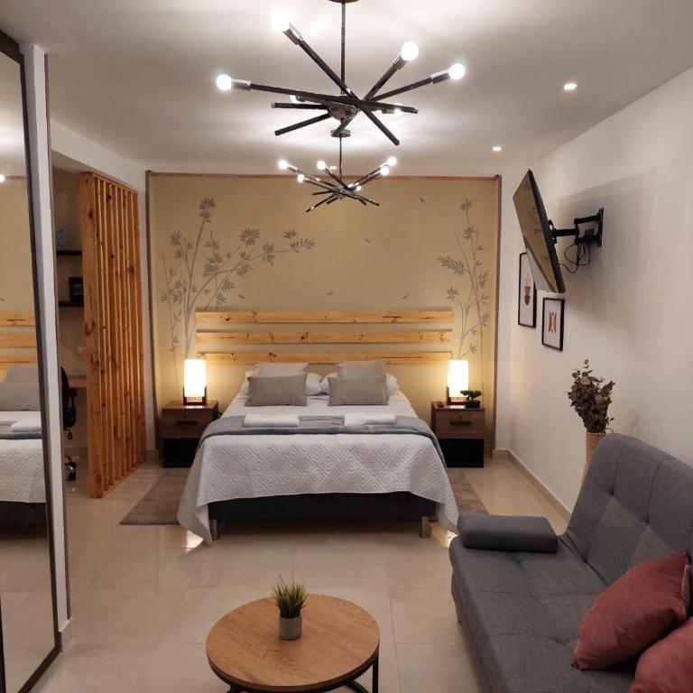Refugio entre arboles, apartaestudio cerca a holguines, y el club campestre - One-Bedroom Apartment - 5