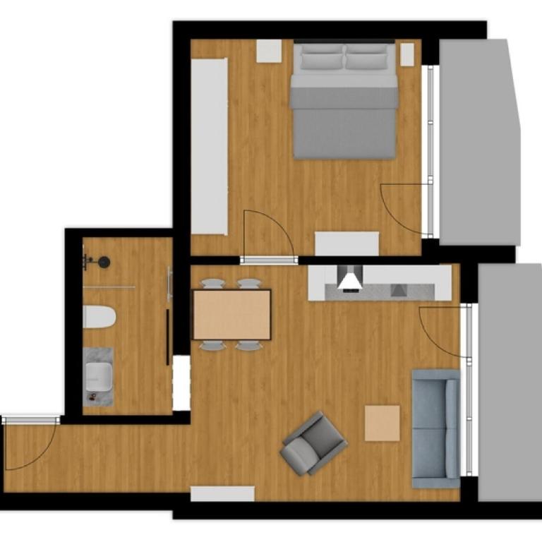 Herzblut Wohlfühl Appartements by Peak Stay - One-Bedroom Apartment with Balcony and Mountain View - 3