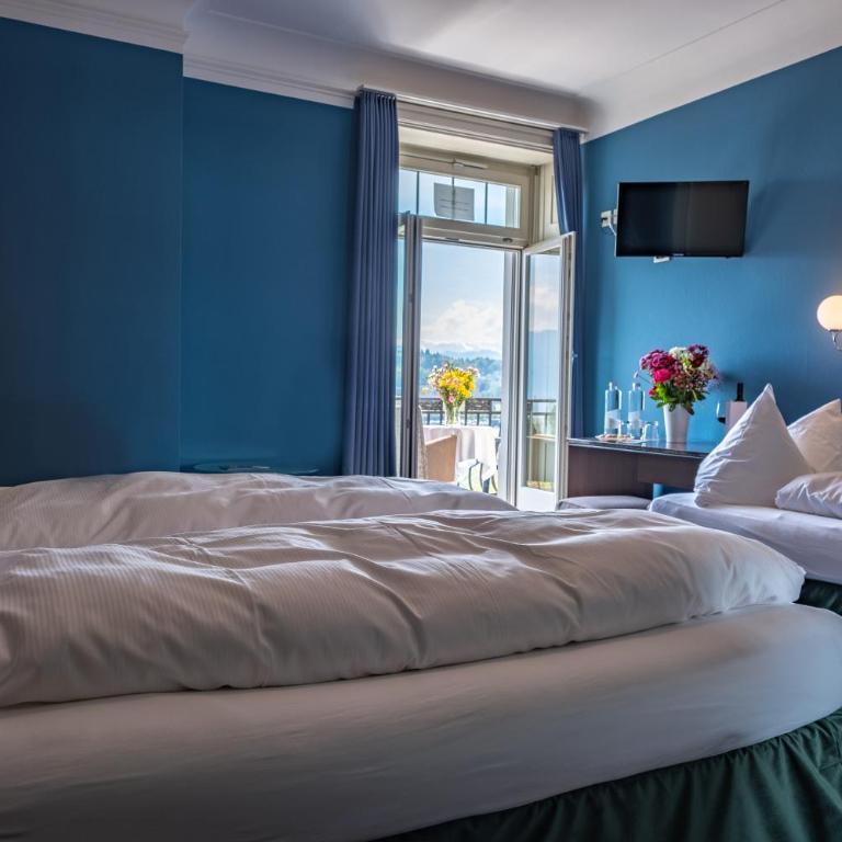 Hotel Royal Luzern - Dreibettzimmer mit Seeblick - 1