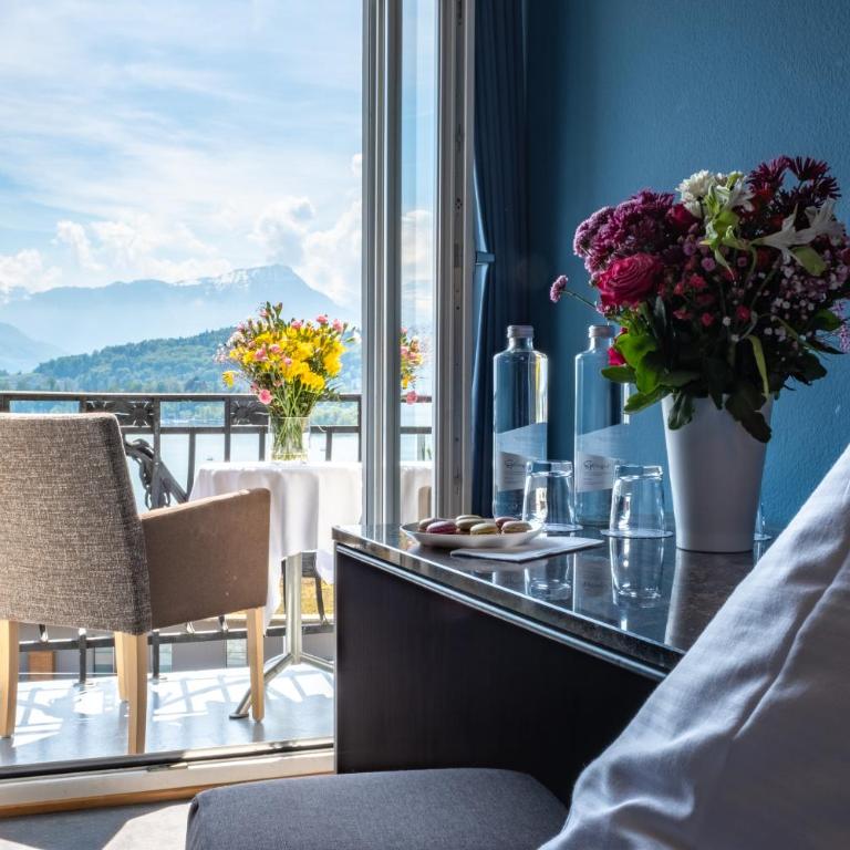 Hotel Royal Luzern - Dreibettzimmer mit Seeblick - 2