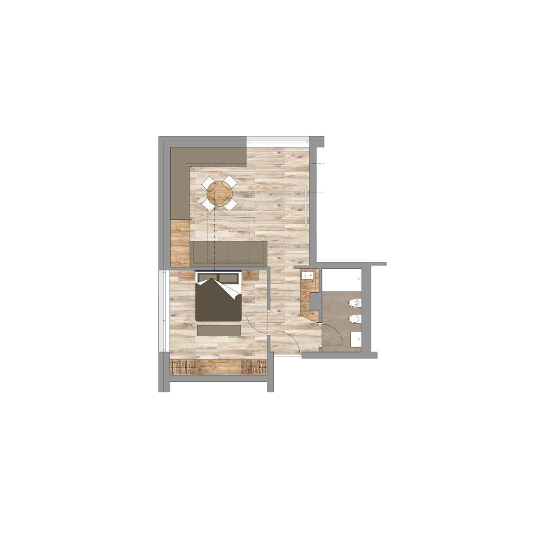 The Post Mountain Residence - Appartamento Superior con 1 Camera da Letto - 8
