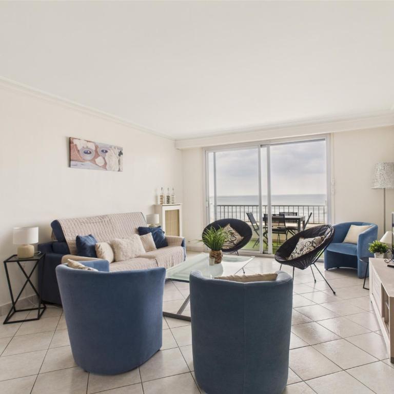 Vue mer - Appartement pour 6 - 5 m de la plage - Appartamento - 6