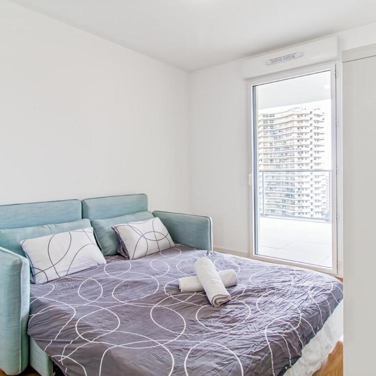 Sun Paradise -Stylish Flat-Rooftop Pool Access-Monaco View - Appartement 2 Chambres avec Balcon et Vue sur la Mer - 22