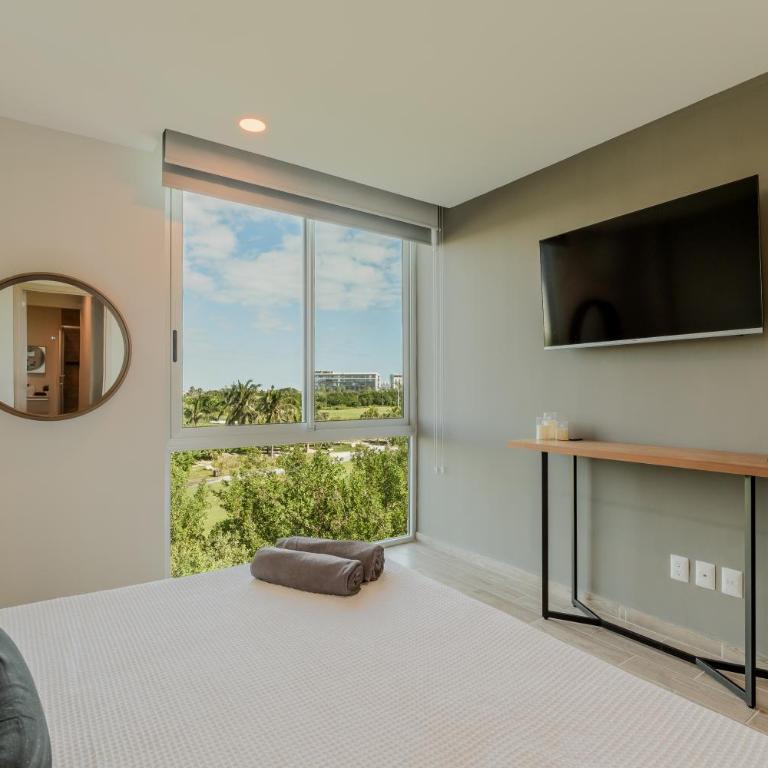 EHDEN Vacation Suites Puerto Cancún - Suite Junior con vistas al campo de golf - 13