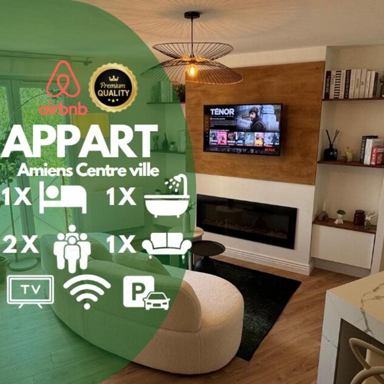 Le Jeanne d'Arc -Best quality - Amiens Center - Apartment mit 1 Schlafzimmer - 1