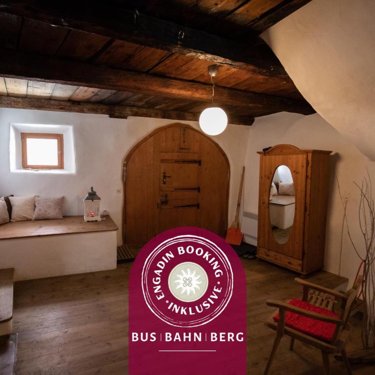 Chasa Curasch - Apartment mit 1 Schlafzimmer - 1