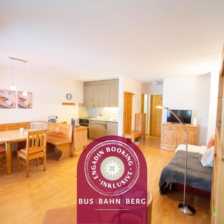 Chasa Trais Fluors - Apartment mit 1 Schlafzimmer - 1