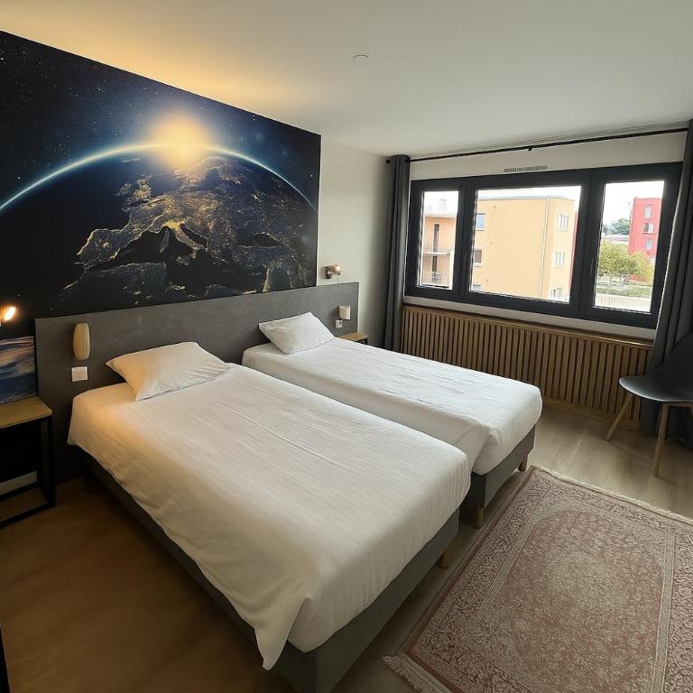 Savoie Hotel aux portes de Genève - Chambre Lits Jumeaux - 1