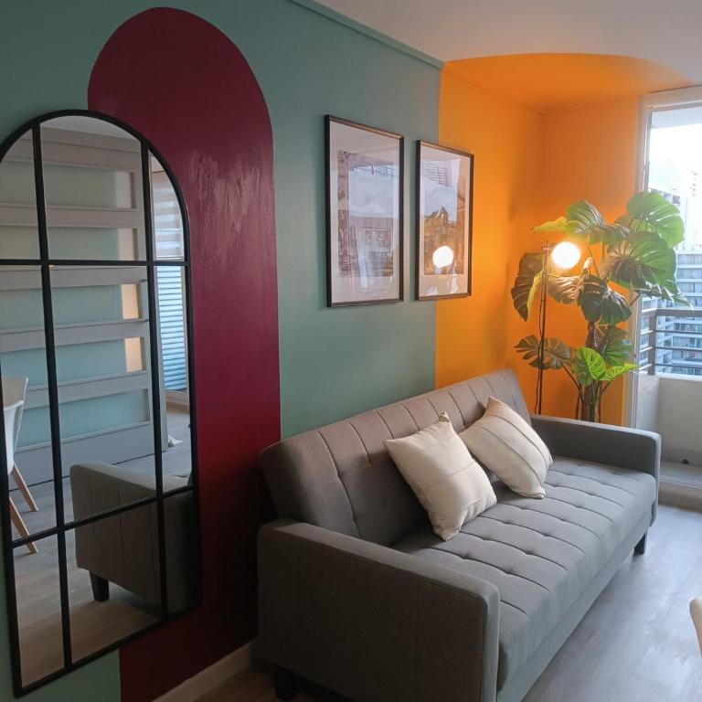 Depto Moderno junto a Metro - Apartamento de 1 dormitorio - 18