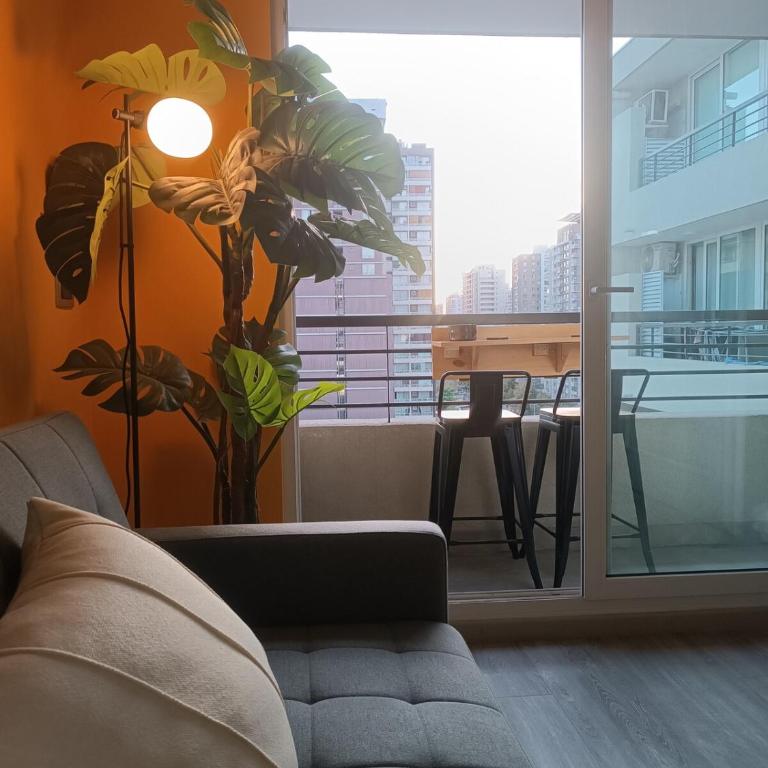 Depto Moderno junto a Metro - Apartamento de 1 dormitorio - 30