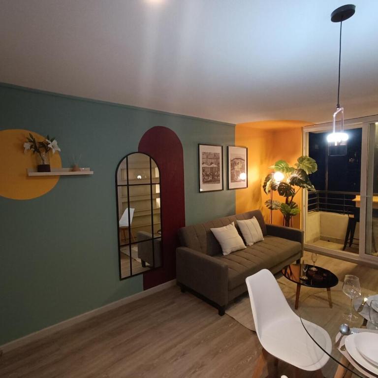 Depto Moderno junto a Metro - Apartamento de 1 dormitorio - 32