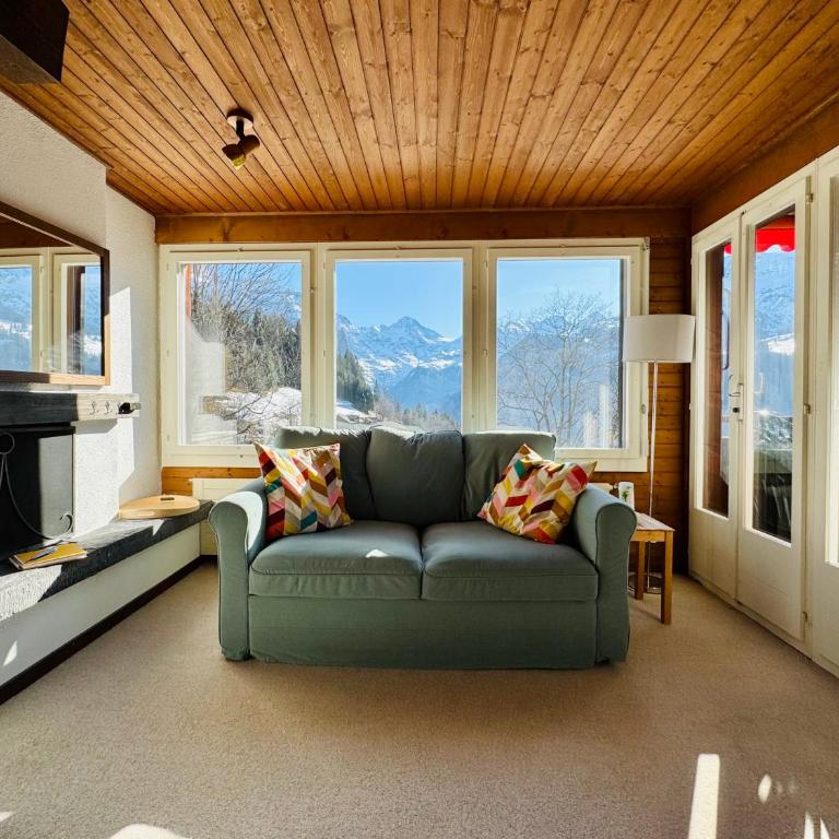 Chalet Schweizerhof 4 - Familienapartment mit 2 Schlafzimmern und Aussicht - 1