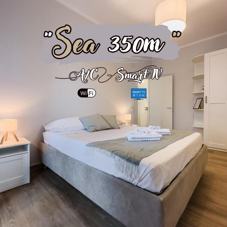 Sea 350m - Train Station 9 min - Smart TV - WiFi - Appartamento con 1 Camera da Letto - 1