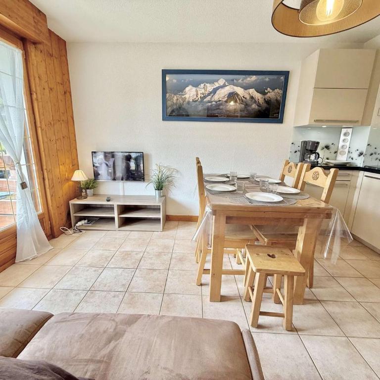 Appartement 2 pièces cabine à Praz-sur-Arly - 6 personnes avec parking - Appartement 1 Chambre - 2