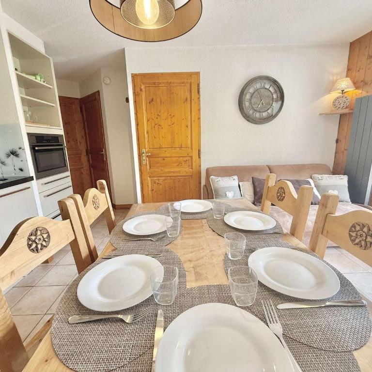 Appartement 2 pièces cabine à Praz-sur-Arly - 6 personnes avec parking - Appartement 1 Chambre - 6
