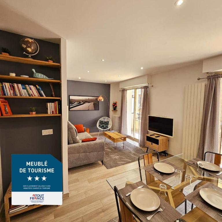 T2 avec balcon - Rue Royale 5min du Lac - Apartment mit 1 Schlafzimmer - 1