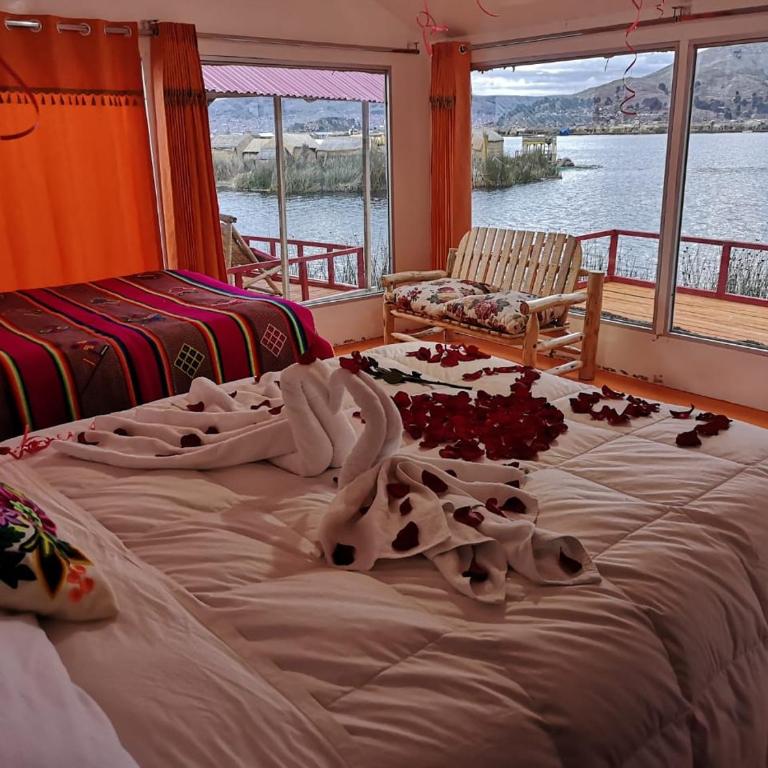 Uros Qota Uta - Habitación con 2 camas extragrandes - 34