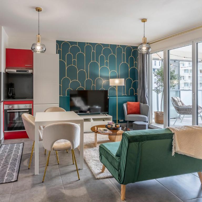Urban Chic Montpellier - Terrace - Private Parking - Appartement 1 Chambre avec Terrasse - 1