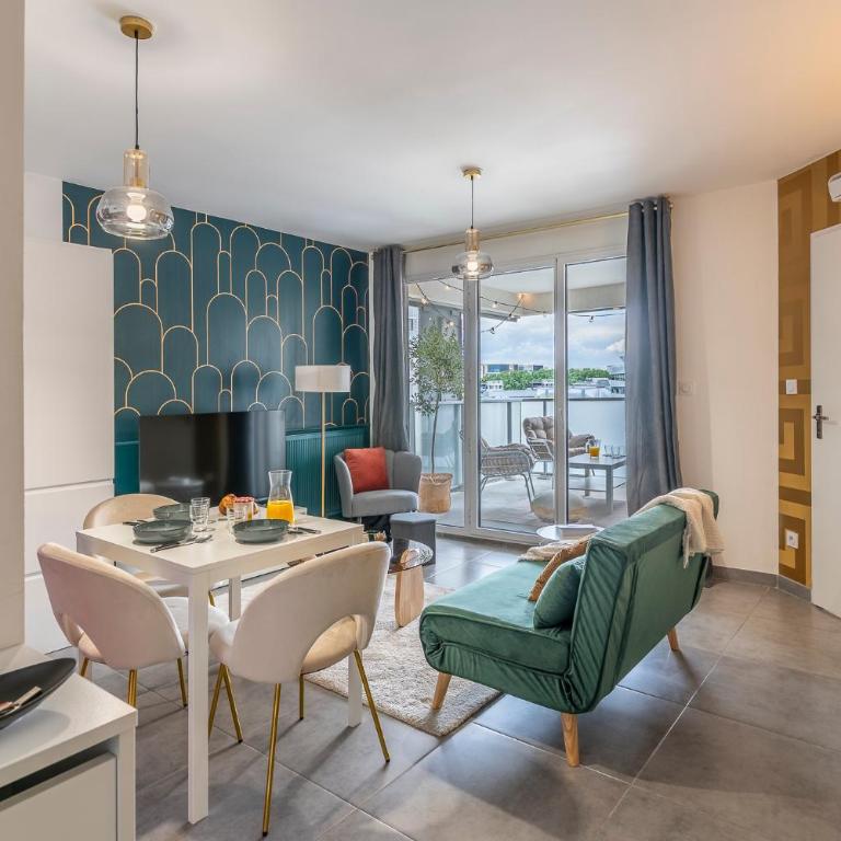 Urban Chic Montpellier - Terrace - Private Parking - Appartement 1 Chambre avec Terrasse - 20