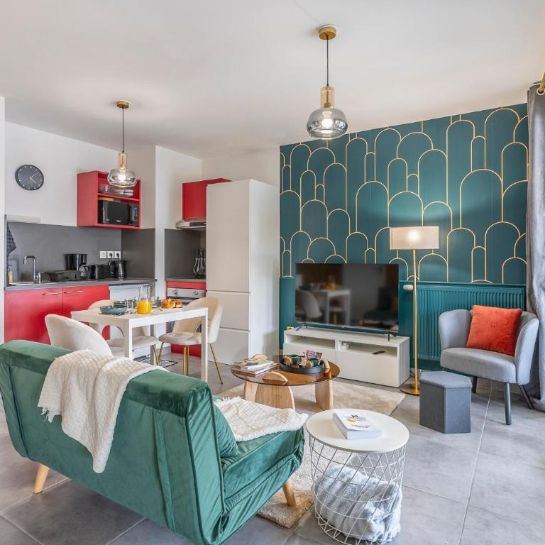 Urban Chic Montpellier - Terrace - Private Parking - Appartement 1 Chambre avec Terrasse - 26