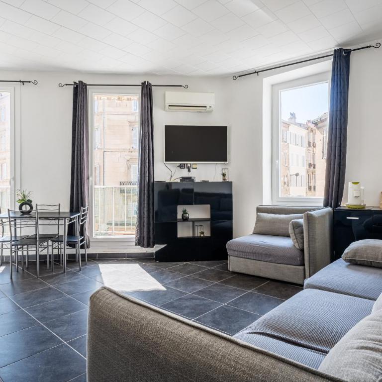 Appartement lumineux au cœur de Marseille avec balcon privé - Appartement 3 Chambres Premium avec Balcon - 9