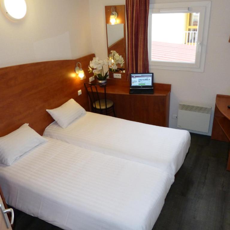 Brit Hotel Reims La Pompelle - Chambre Lits Jumeaux - 9