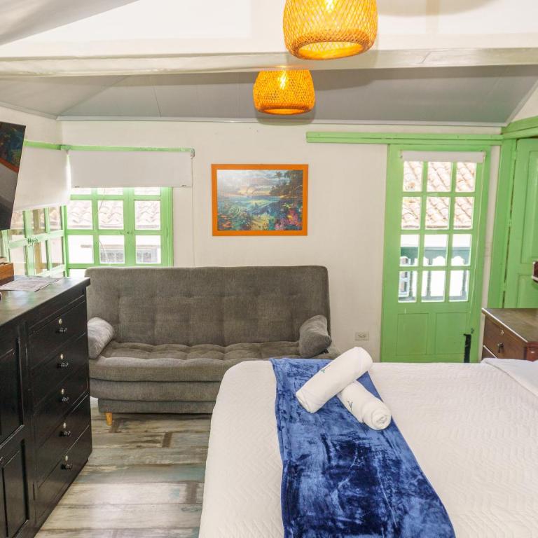 Apartamentos y Habitaciones Le Colibri - Villa de Leyva - Apartamento Estudio con balcón - 13