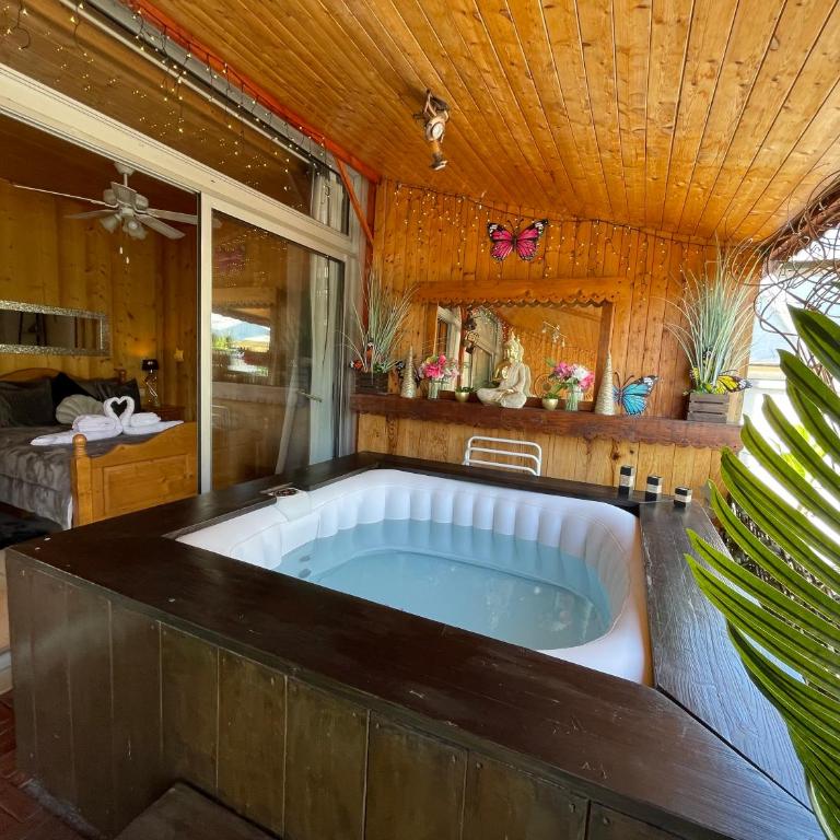Le petit paradis au pied du Monte Blanco,jacuzzi privé, Rooftop,air de jeux - Appartement 2 Chambres - 33