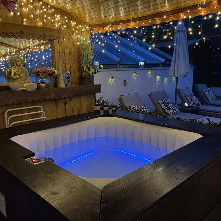 Le petit paradis au pied du Monte Blanco,jacuzzi privé, Rooftop,air de jeux - Appartement 2 Chambres - 26