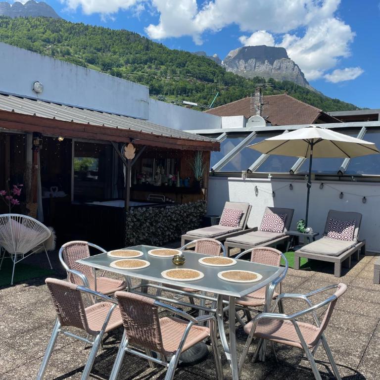 Le petit paradis au pied du Monte Blanco,jacuzzi privé, Rooftop,air de jeux - Appartement 2 Chambres - 19