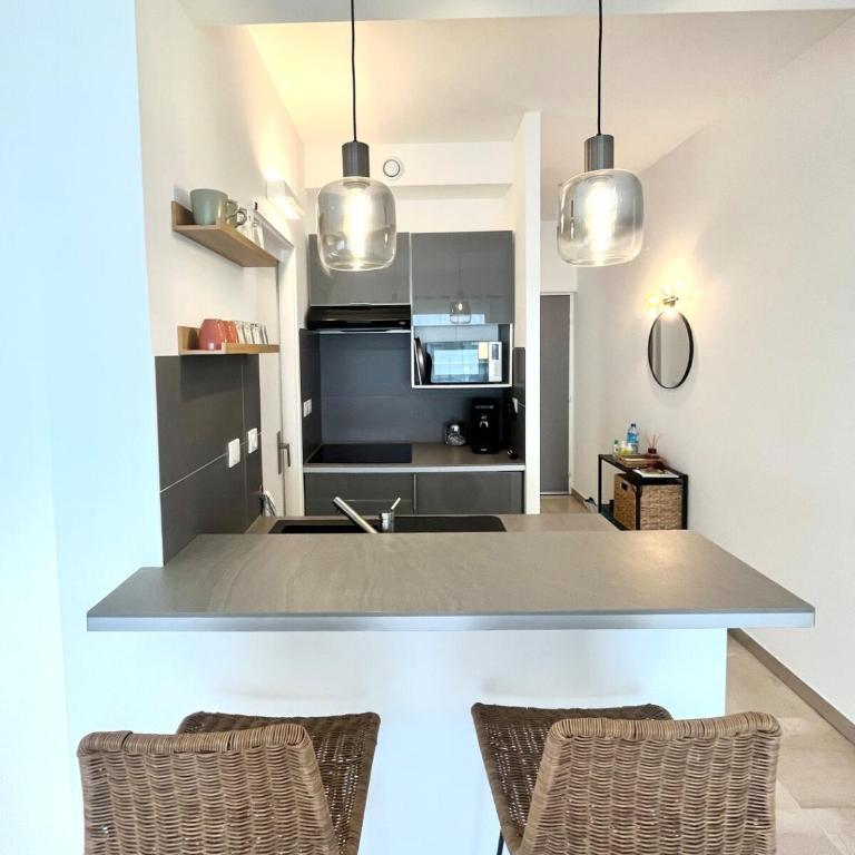 Marina Baie studio vue mer et jardin avec clim - Apartment mit 1 Schlafzimmer - 14