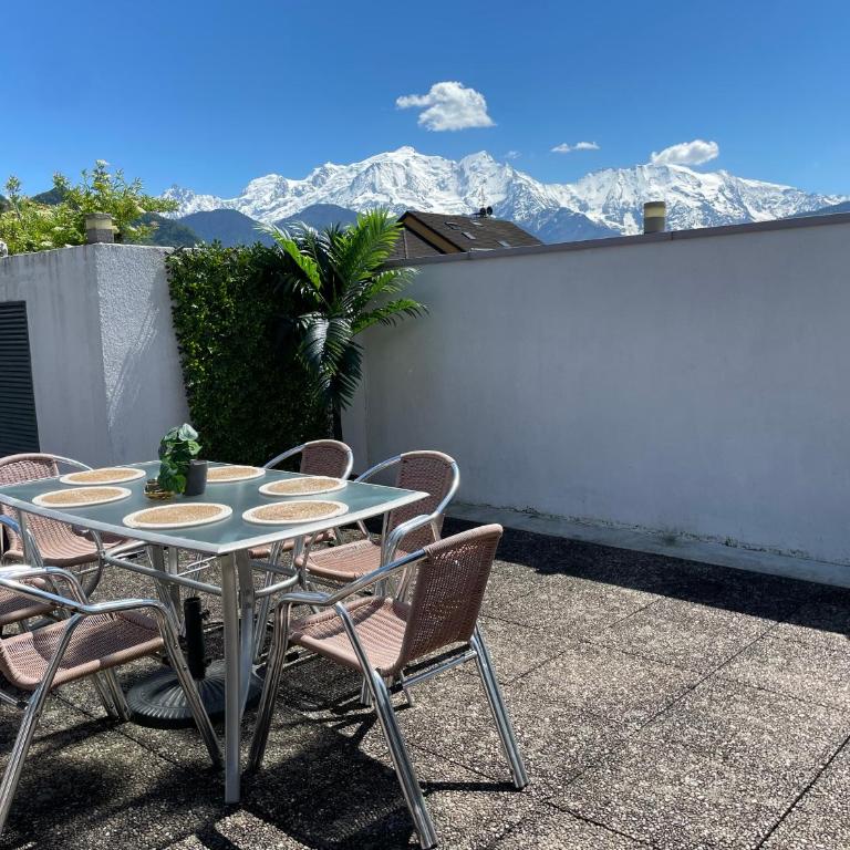 Le petit paradis au pied du Monte Blanco,jacuzzi privé, Rooftop,air de jeux - Appartement 2 Chambres - 17