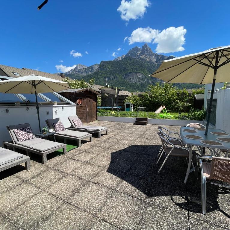 Le petit paradis au pied du Monte Blanco,jacuzzi privé, Rooftop,air de jeux - Appartement 2 Chambres - 16