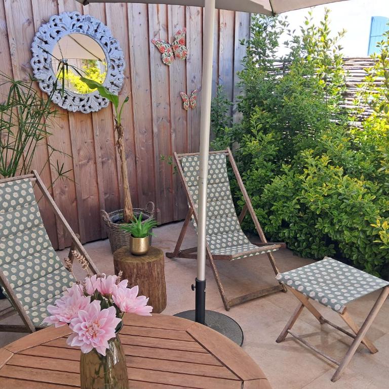 Le Patio du bourg - Studio entre lac et océan - Studio with Terrace - 1