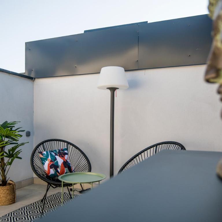 Le minimaliste pk fibre clim terrasse - Studio avec Terrasse - 25