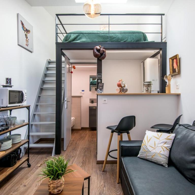 Le minimaliste pk fibre clim terrasse - Studio avec Terrasse - 2