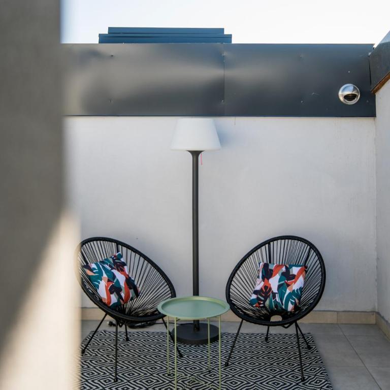 Le minimaliste pk fibre clim terrasse - Studio avec Terrasse - 17