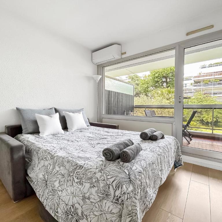 Studio 4 pers piscine plage à pied - Appartement - Vue sur Jardin - 43