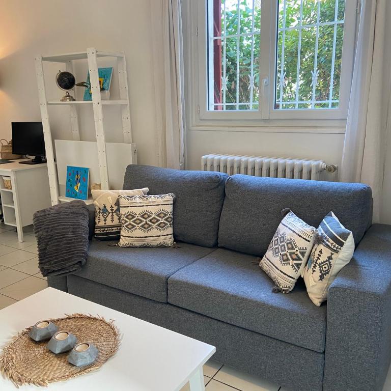 Sweet Home - 55m2 appartment, garden, swimming pool, parking - Chambre Lit Queen-Size - Vue sur Jardin - 5