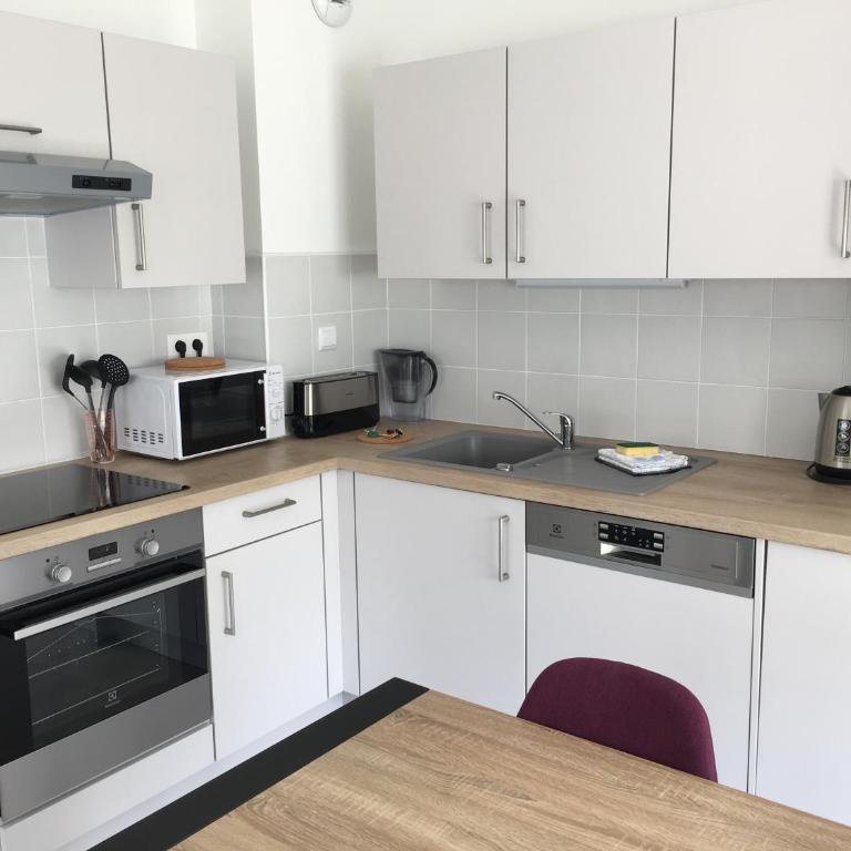appartement proche de la plage , wimereux , 2 chambres , box stationnement , wifi - Apartment mit 2 Schlafzimmern - 7