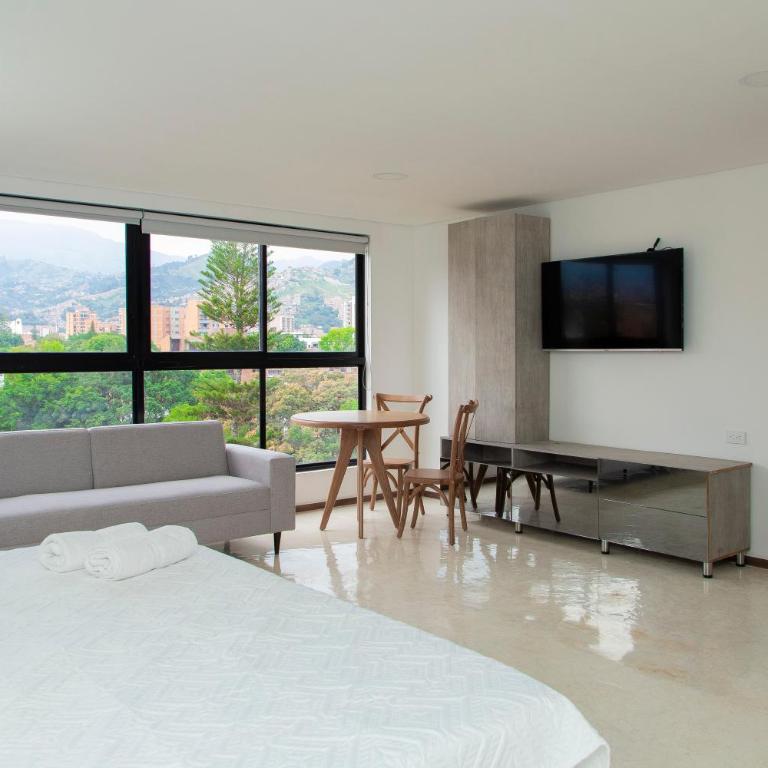 Loft laureles con excelente ubicación con aire acondicionado y cama King - Apartamento de 1 dormitorio - 7