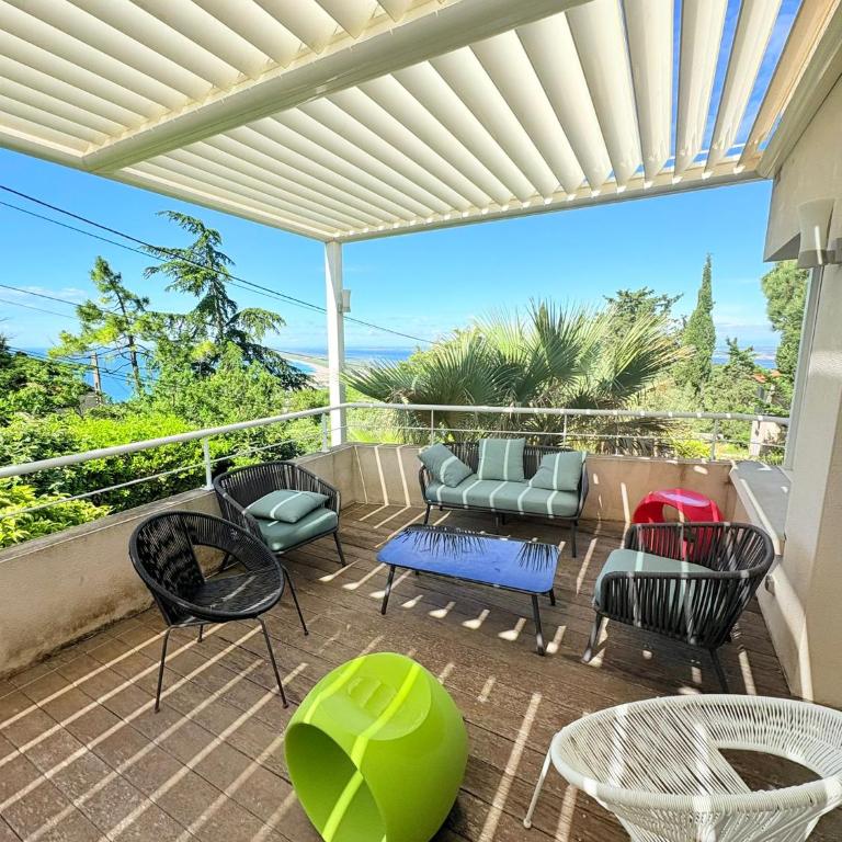 Atlantide - Somptueuse Villa Classée 4 étoiles - Saint-Clair - Vue Exceptionnelle - Piscine - Villa avec Piscine Privée - 54