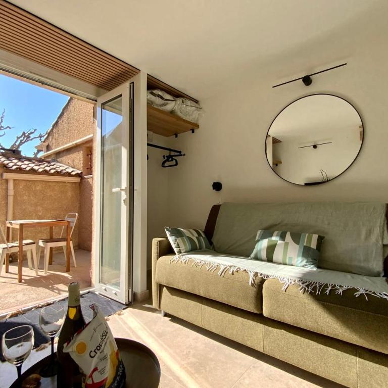 Le Maguelone- Studio with beach access air conditioning and exterior ! - Studio - 7