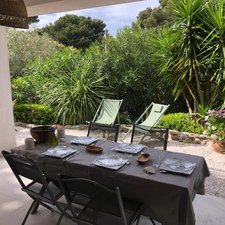 Joli F3 , 4 pers, villa Mahana , plein pied sur jardin , domaine privé criques et plages à pied - Apartment mit 2 Schlafzimmern - 9