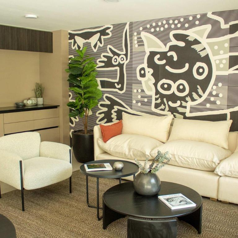 HOM I Acogedor y Luminoso Depto 1D1B 2PAX Nunoa - Apartamento - 88