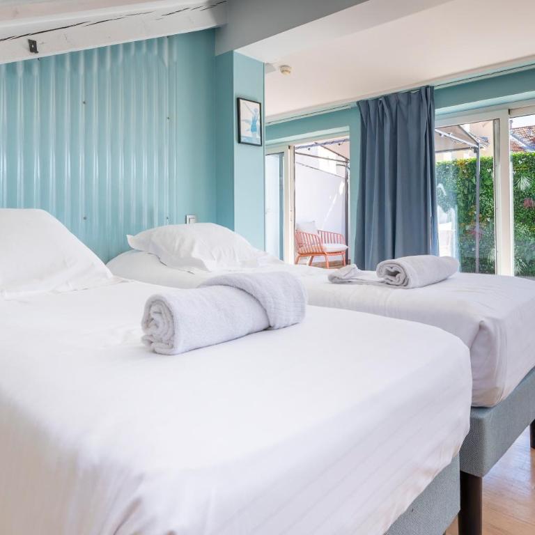 Hostel Ozz Nice - Dortoir Privé 4 Personnes avec Terrasse - 7