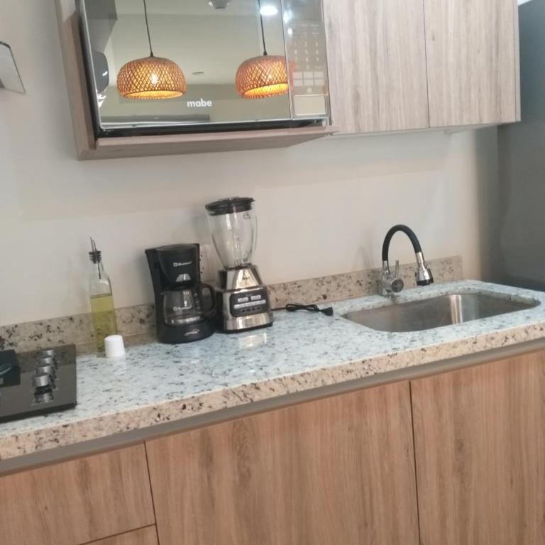 Mazablue depa en laguna con playas artificiales - Two-Bedroom Apartment with Resort View - 13