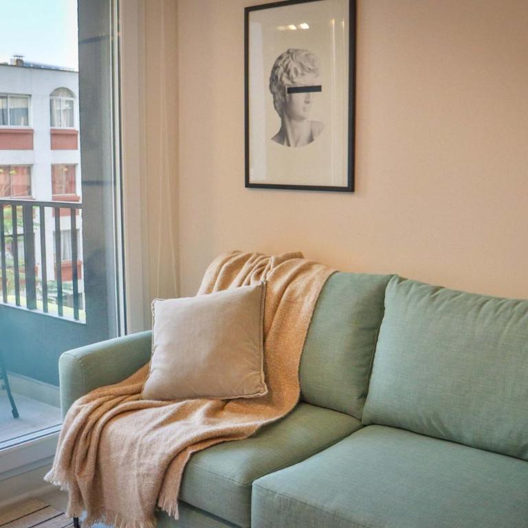 HOM I Luminoso Depto 2D2B en Nunoa 4PAX Parking - Apartamento - 53