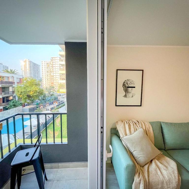 HOM I Luminoso Depto 2D2B en Nunoa 4PAX Parking - Apartamento - 67